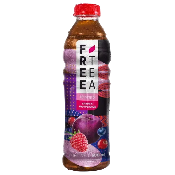 FREE TEA  TE NEGRO FRUTOS  ROJOS  500ML