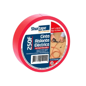 CINTA AISLANTE ELECTRICA 250F SHURTAPE ROJO